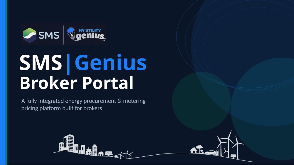SMS Genius Broker Portal — energy procurement and metering platform for brokers